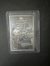Golden Nugget  Gangster Scrooge 1oz .999 Silver Art Bar Limited Edition 424/499