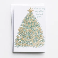 Card-Boxed-Christmas-Tree To Cross Five-Panel Card (Box Of 18) (2024)