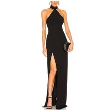 Amanda Uprichard Elegant Black Queen Gown Size M
