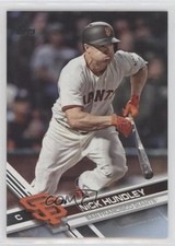 2017 Topps Update Father's Day Powder Blue 7/50 Nick Hundley #US124 0b0