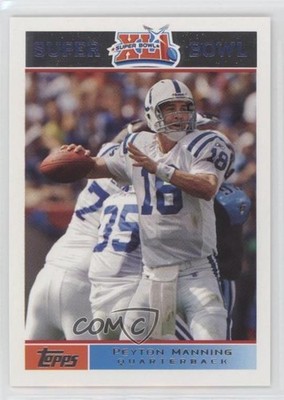 2007 Topps Super Bowl XLI Miami Card Show 648/1000 Peyton Manning #3 HOF s1i