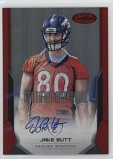 2017 Certified Potential Signatures Mirror Red 19/75 Jake Butt #CPS-JB Auto 18yu