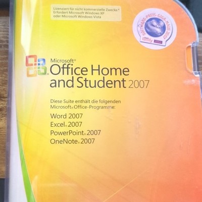 Microsoft Office Home and Student 2007 Deutsch CD, Akademisch, XP/Vista