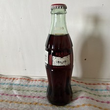 Coca Cola 8 ounce Bottle Elvis Presley Graceland 1998  Unopened
