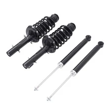 For Volkswagen Beetle Jetta Golf Front Struts w/ Springs + Rear Shock Absorbers