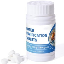 Water Purification Tablets 100 Count - Water Tablets Purification for Drink...