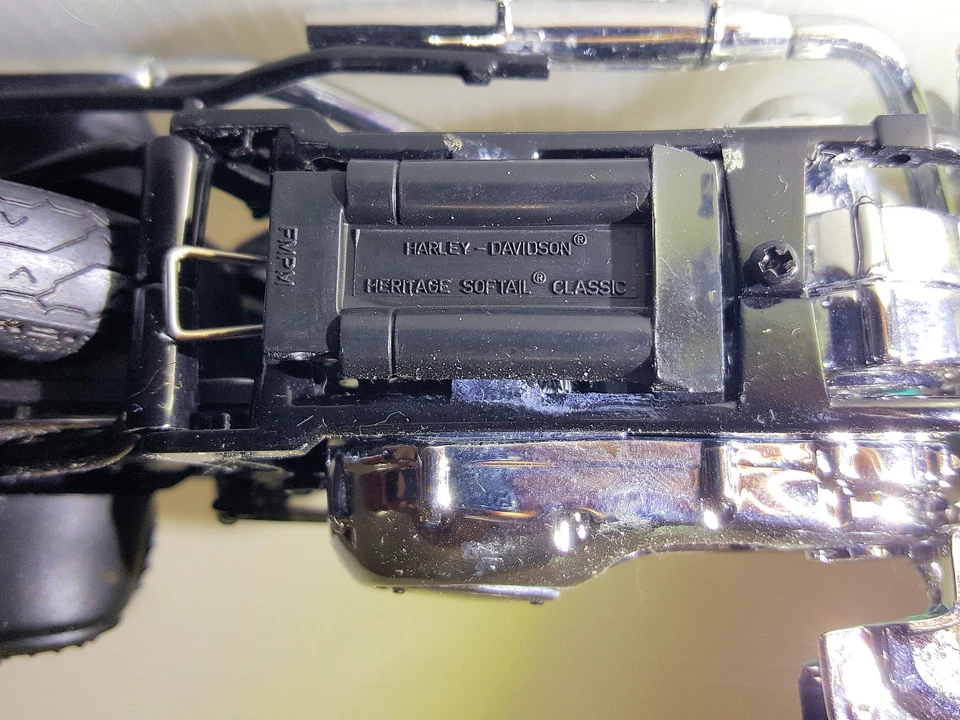 RARE Franklin Mint 1/10 Heritage Softail Classic Teal PLEASE READ - Image 2 of 4