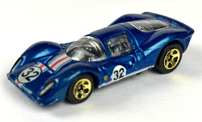 Hot Wheels 2001 Ferrari 330 P4 Blue w/ Gold Diecast Mattel | eBay