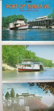PORT OF ECHUCA VICTORIA 20 SCENES ROSE FOLDOUT POSTCARD
