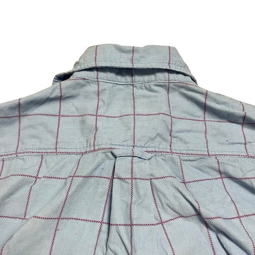 Men’s Joseph Turner Corduroy Check Shirt Size Medium Blue 37-40” - Picture 9 of 9