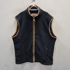 Schoffel Oakham Polartec Thermal Pro Farm Country Fleece Navy Gilet Vest Uk 50 
