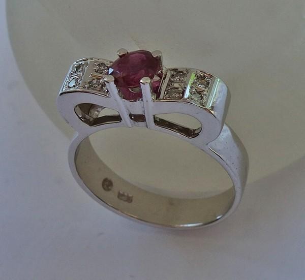 * Ruby ring ring with ruby ruby brilliant diamond… - image 6