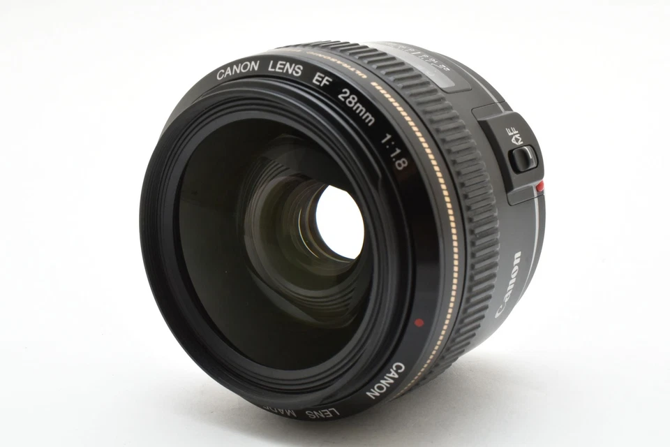 Lente gran angular Canon EF 28 mm f/1,8 USM de JAPÓN [Exc+++] #2620688A - Imagen 2 de 4