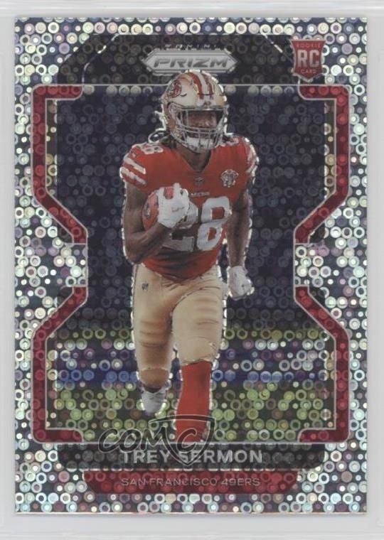 2021 Panini Prizm Rookie No Huddle Prizm Trey Sermon #354 1oa8