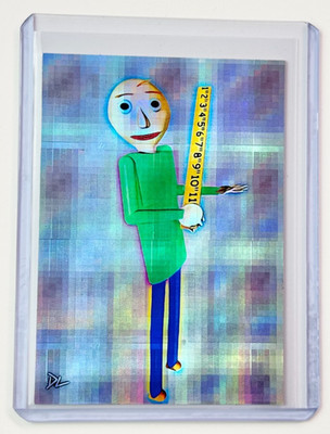 Baldi Limited Edition Artist Signed ''Video Game Icon'' Refractor Card 1/1