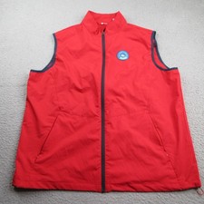 Chick-Fil-A Vest Adult 2XL Red Full Zip Oobe Rookie Employee Uniform