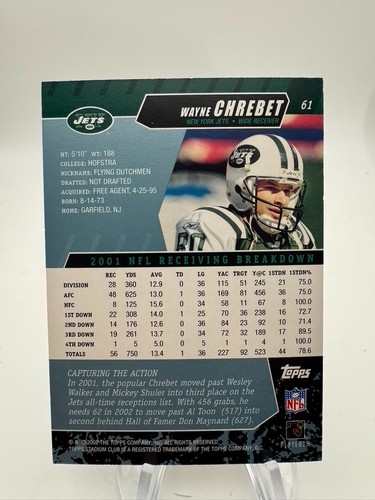 2002 Stadium Club Football Card #s 1-125 -You Pick - Picture 29 of 39