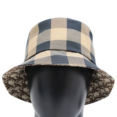 Christian Dior オブリーク バケットハット 57 Excellent condition Christian Dior Bob Hat 57 Unisex TEDDY D Block