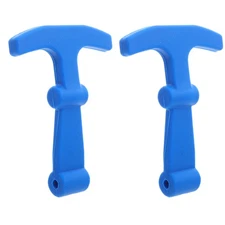  2 Pcs Rubber T-handle Cooler Latches Chest Replacement Spare Parts