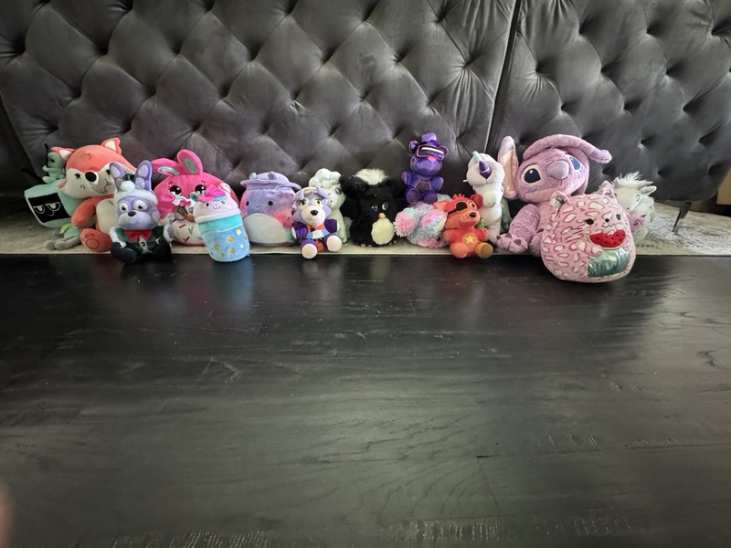 Lot Of Kids Toy Plushy Plus A Vintage Furby I’m Working Condition. 18 Toys.