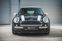 Maxton Design Frontlippe Passend FüR Mini Cooper / One R50 Schwarz Hochglanz