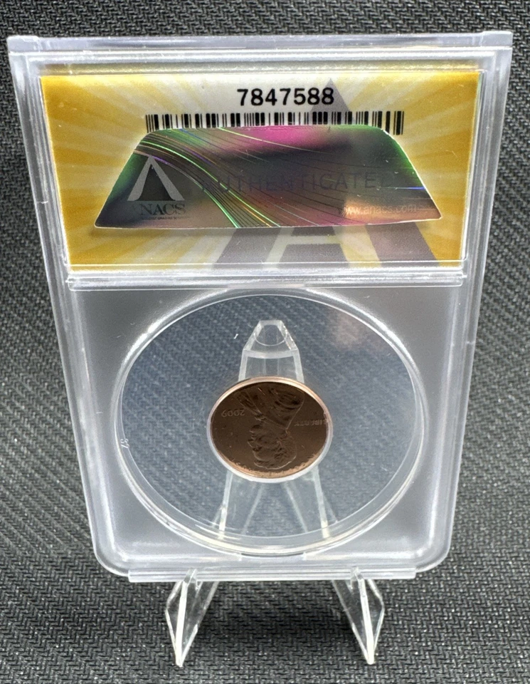 2009 ERROR ANACS MS65 WDDR #043 Lincoln Cent Coin Doubled Die Cherry Pck FS #801 - Image 4 of 4