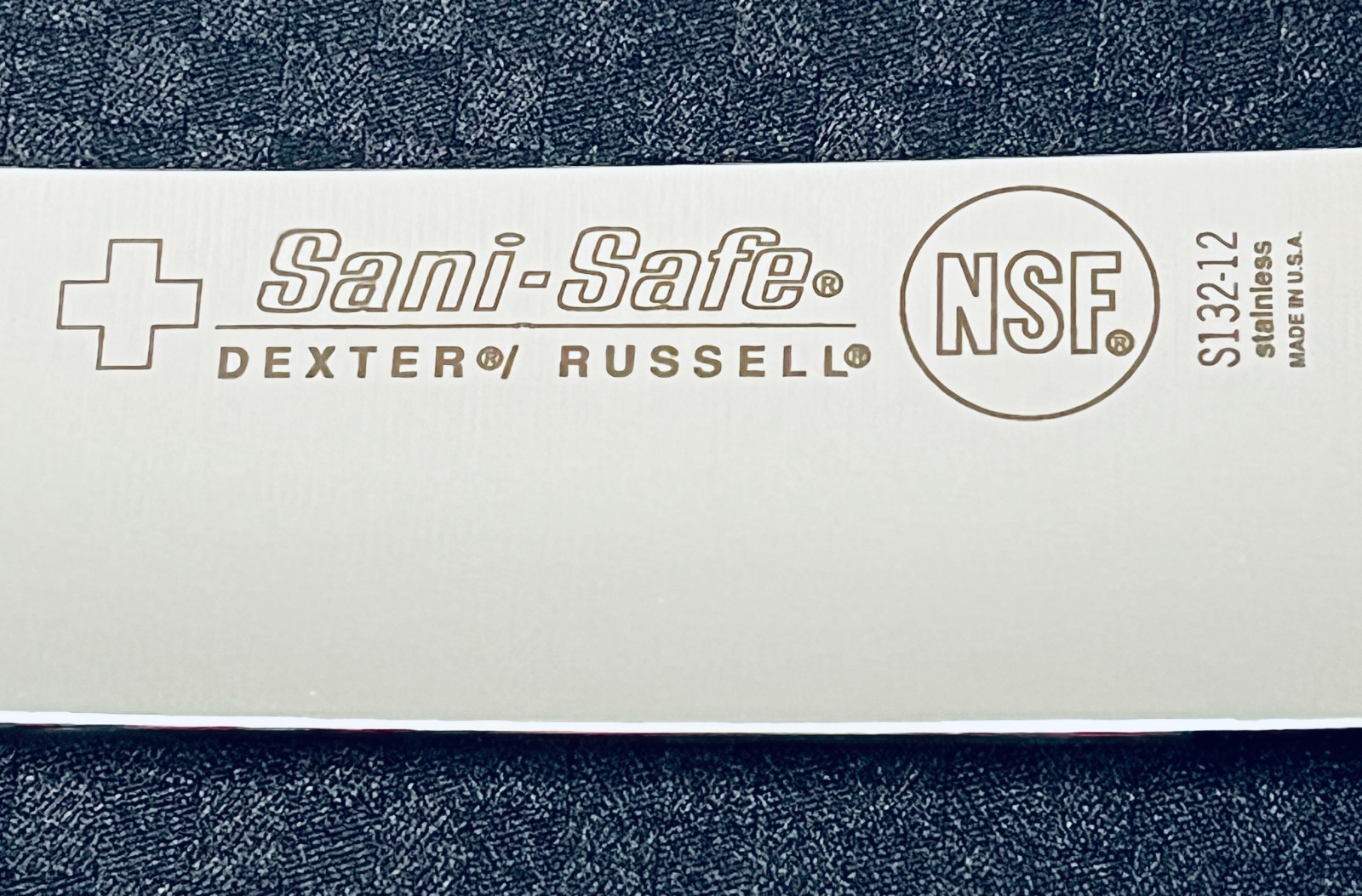 Dexter Russell S132-12 Cimeter Steak Knife 12" Blade NEW White Grip Handle NSF