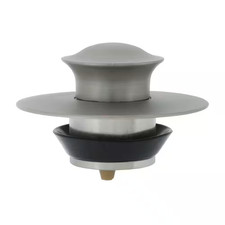 EZ Drain Bathtub Drain Stopper in Brushed Nickel