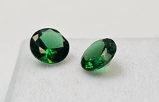VVS Green Pair Emerald Round Cut 3 Ct Colombian Natural Certified Loose Gemstone