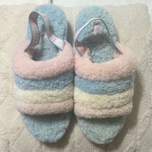 Ugg Cotton Candy Slippers Women’s Sz 11 - Picture 1 of 10
