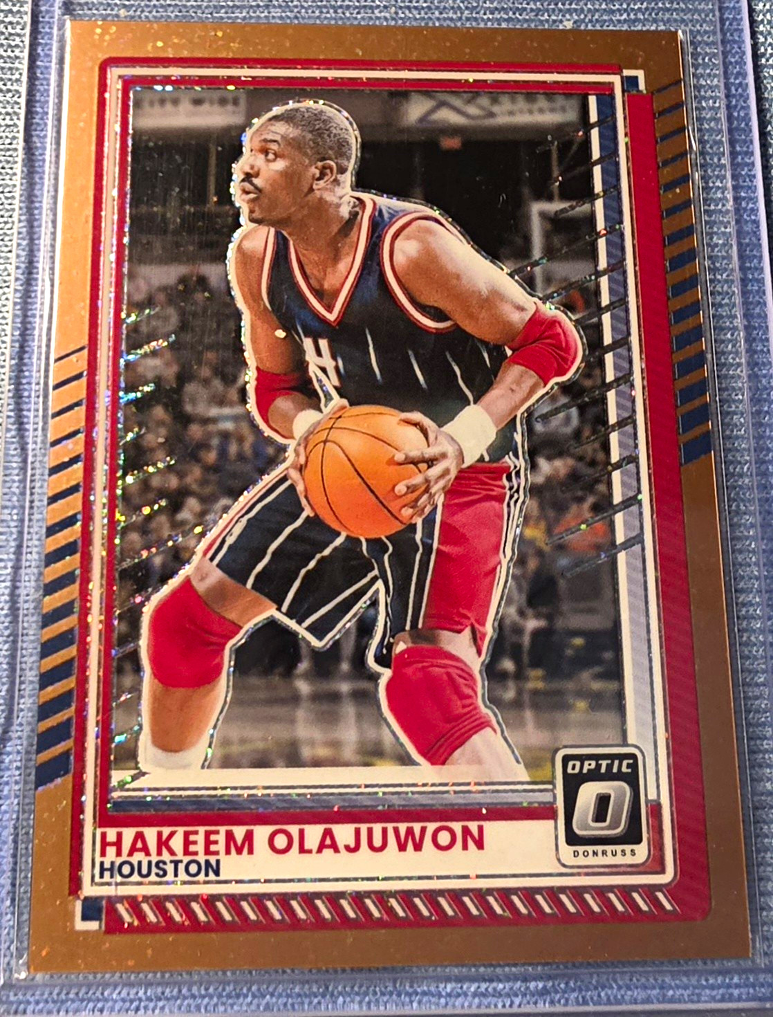 Panini 2025-26 Donruss Optic Hakeem Olajuwon #135 Prizm 48/99 Rockets
