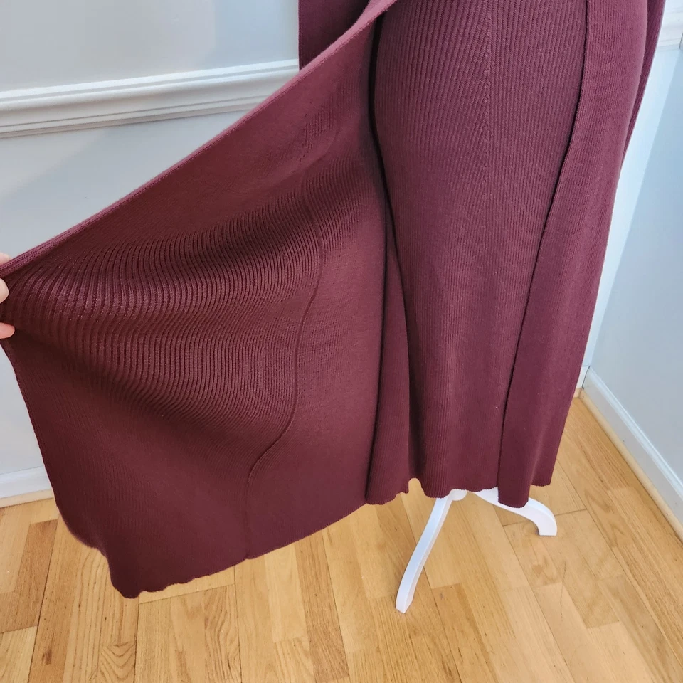 Conjunto de Vestido Suéter Plumero Cárdigan Peruvian Connection Valais Talla Mediana Para Mujer Foto 3 de 4