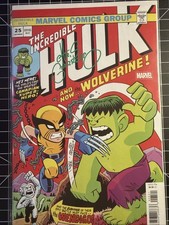 Incredible Hulk #25 Comic Book, Signed Chris Giarrusso, 181 Homage Variant 🔥