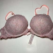 Victoria s Secret Dream Angels Push Up Bra Pink Lace 32C
