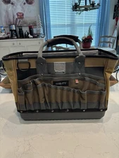 Veto Pro Pac MB-TT Large Open Tote Tool Bag w/ Rubber Base