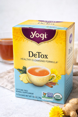 ogi DeTox Herbal Tea Healthy Cleansing Formula Caffeine Free 16 Bags Organic