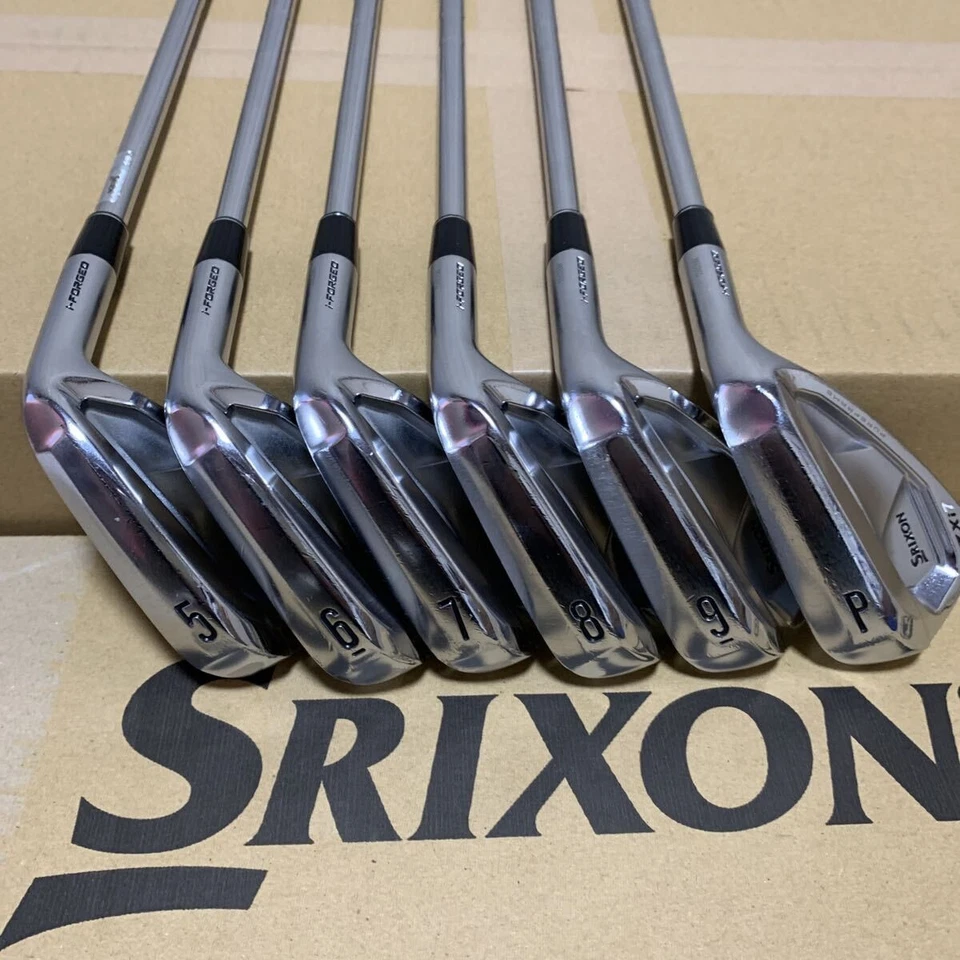 ◼️6pcs◼️ Srixon ZXi7 Iron Set 6clubs 5-9,Pw Shaft KBS Tour Lite Flex S Used - Image 2 of 4