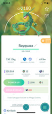 Rayquaza (2019) Legendary Pokemon! Registered or Unregistered 30 Days Friendship