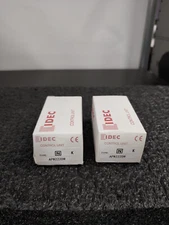 Lot of 2 IDEC APW222DW TW 22MM Metal Bezel Pilot Light