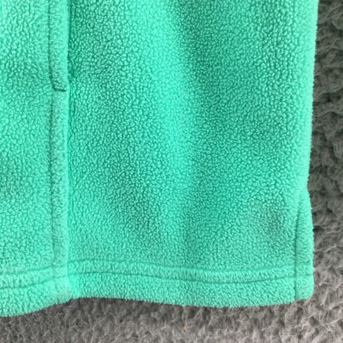 Tablots Fleece Fullz Zip Jacket Womens Large Green Long Sleeve Mock Neck Pockets - Picture 8 of 24