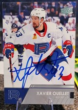 AUTOGRAPHED 2021-22 Upper Deck AHL SIGNED Xavier Ouellet #81 Auto CANADIENS