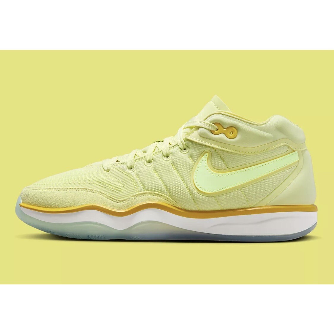 Size 12 Nike Air Zoom GT Hustle 2 Frozen Yellow Men Basketball