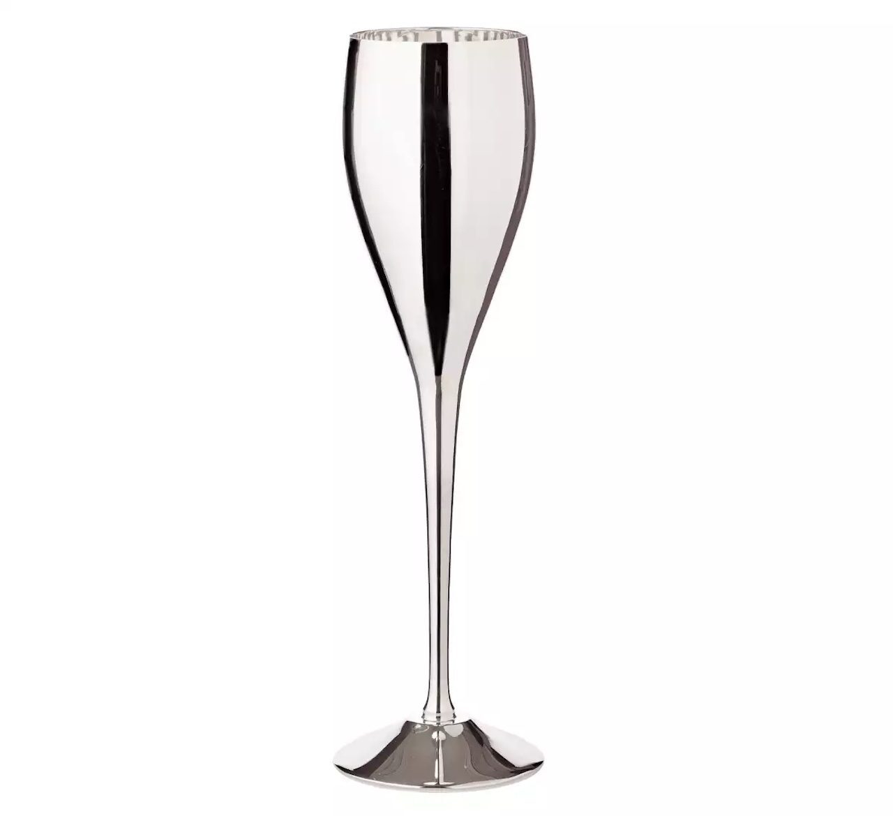 4er-Set Sektkelch Dodo (Höhe 23 cm, Füllmenge 200 ml), glatt, edel versilbert