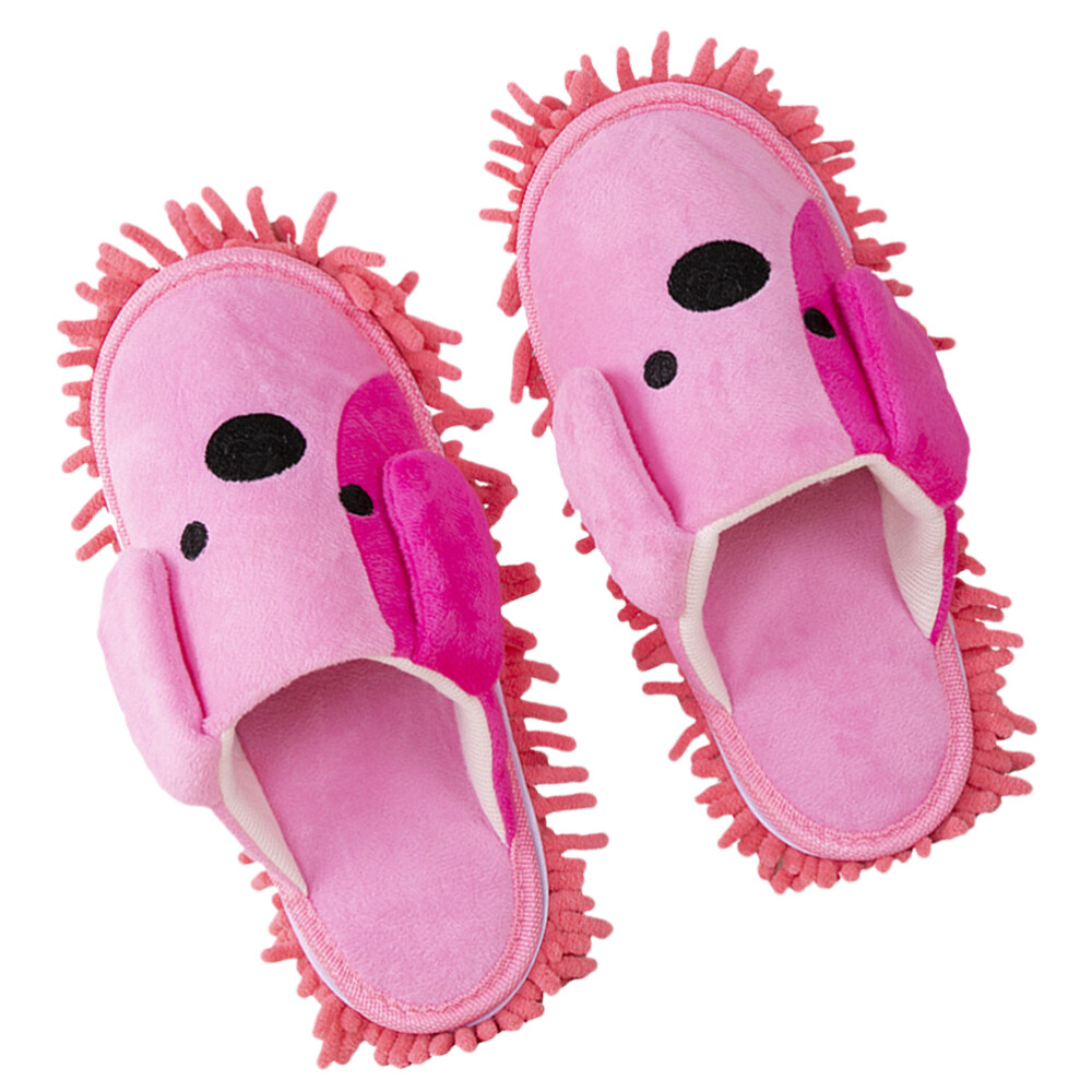 APL Pantofole per Pulire Pavimenti Donna Miss Pantofole Mop Rimovibili Pulizia