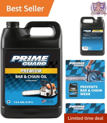 Advanced 1 Gallon Synthetic Bar & Chain Oil - Reduce Wear & Increase Lifespan