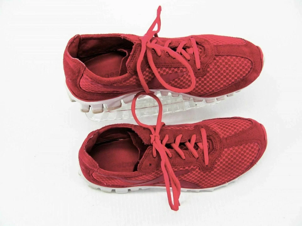 Reebok Womens Shoes Classic Realflex Size 8M Red Sneaker Running Pre Owned qp - Image 2 of 4