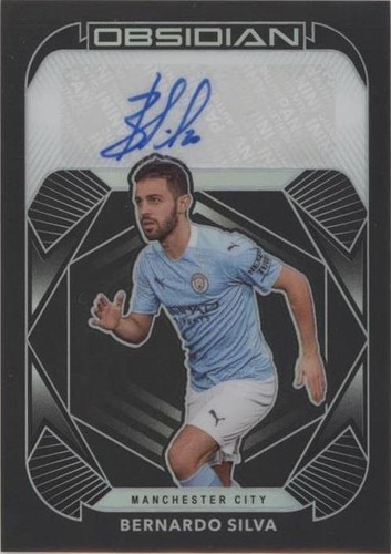 2020-21 Panini Impeccable Premier League Bernardo Silva 04/99 直筆
