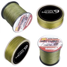 Spider Braid Dyneema 100M-2000M 10LB-300LB Fishing Braid Carp Line Army Green 