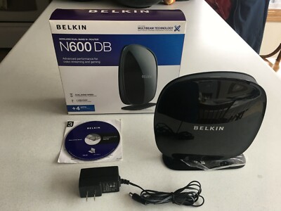 Belkin N600 DB Wireless Dual - Band N+ Router 1 USB 2.0 Port ...