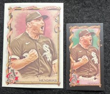 2023 Topps Allen & Ginter  - Mini Black - Liam Hendriks - #273 White Sox + Base